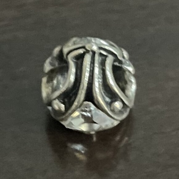 925 Silver Crystal Triangles Bead by Trollbeads - Picture 2 of 3